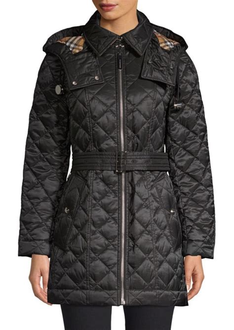 burberry baughton long jacket|burberry coats for women.